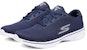(W) Skechers Go Walk 4 'Biru dan Putih' 14907-NVW