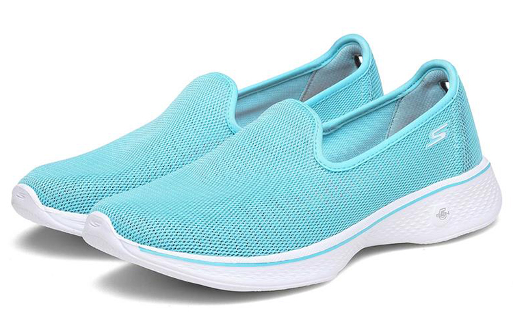 Lookbook (Women) Skechers Go Walk 4 'Blue Slip-On' 14906-BLU