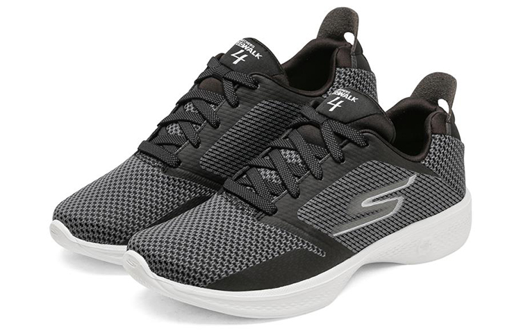 Lookbook (Women) Skechers Go Walk 4 'Fascinate Black White' 14914-BKW
