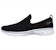 (W) Skechers Go Walk 4 'Gifted Hitam Putih' 14918-BKW