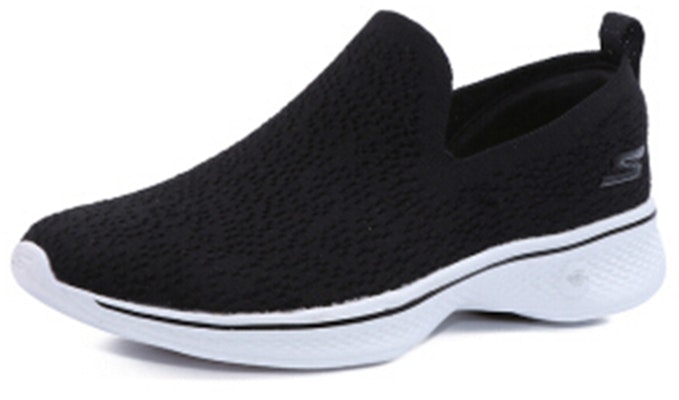 (W) Skechers Go Walk 4 'Gifted Hitam dan Putih' 14918-BKW Order (W) Skechers Go Walk 4 'Gifted Hitam dan Putih' 14918-BKW