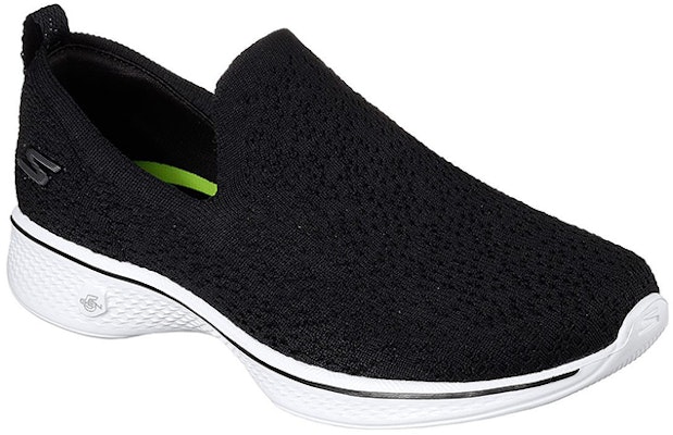 (Women) Skechers Go Walk 4 'Gifted Black and White' 14918-BKW Lookbook (Women) Skechers Go Walk 4 'Gifted Black and White' 14918-BKW