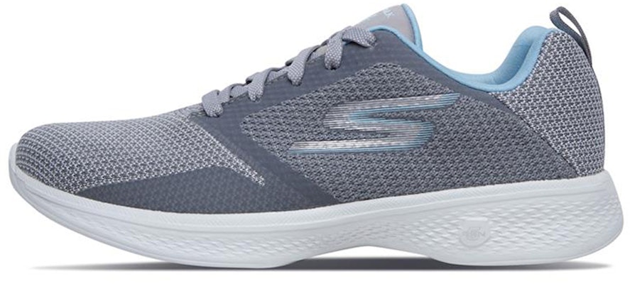(Women) Skechers Go Walk 4 'Grey Blue' 14930-GYLB Buy (Women) Skechers Go Walk 4 'Grey Blue' 14930-GYLB
