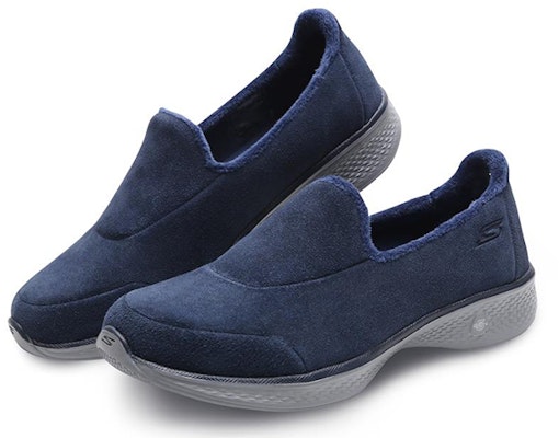 (W) Skechers Go Walk 4 'Interact Biru Navy' 14921-NVGY Lookbook (W) Skechers Go Walk 4 'Interact Biru Navy' 14921-NVGY