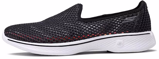 (Women) Skechers Go Walk 4 'Slip-On' 14905-BKW (Women) Skechers Go Walk 4 'Slip-On' 14905-BKW