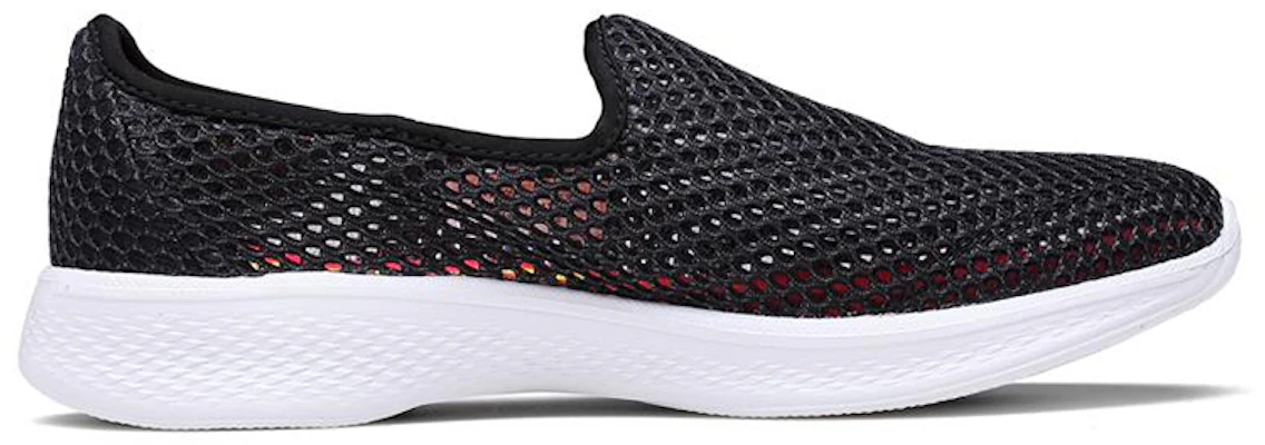 (Women) Skechers Go Walk 4 'Slip-On' 14905-BKW Order (Women) Skechers Go Walk 4 'Slip-On' 14905-BKW