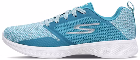 (Women) Skechers Go Walk 4 'White Aqua Green' 14930-WTQ (Women) Skechers Go Walk 4 'White Aqua Green' 14930-WTQ