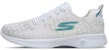 (W) Skechers Go Walk 4 'Putih Biru Teal Hijau' 14936-WTQ