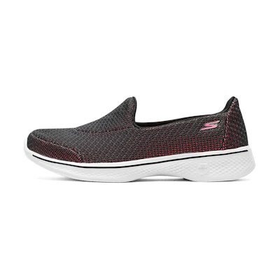 (W) Skechers Go Walk 4 Propel 'Black Red'