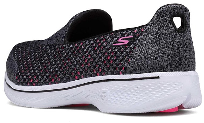 (Women) Skechers Go Walk 4 Slip-On 'Black Pink' 14145-BKHP Shop (Women) Skechers Go Walk 4 Slip-On 'Black Pink' 14145-BKHP