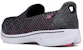 (W) Skechers Go Walk 4 Slip-On 'Hitam Merah Jambu' 14145-BKHP