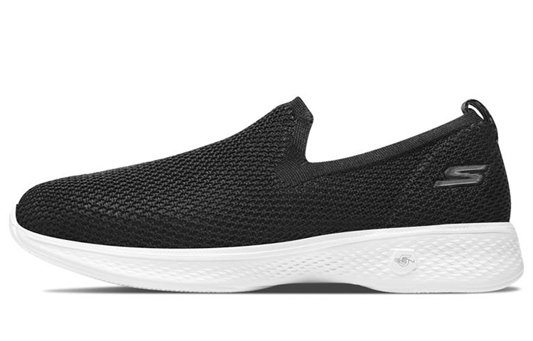 (W) Skechers Go Walk 4 Slip-On 'Black White'
