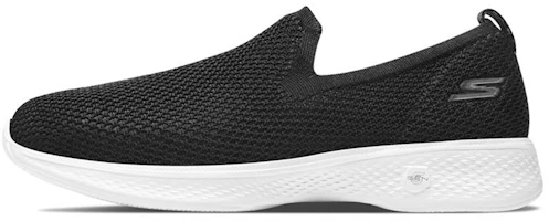 (Women) Skechers Go Walk 4 Slip-On 'Black White' 14939-BKW