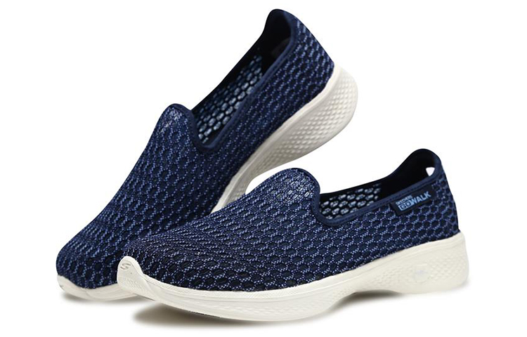 Lookbook (Women) Skechers Go Walk 4 Slip-On 'Blue' 14931-NVY