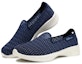 Lookbook (W) スケッチャーズ GOwalk 4 スリッポン (ブルー) 14931-NVY