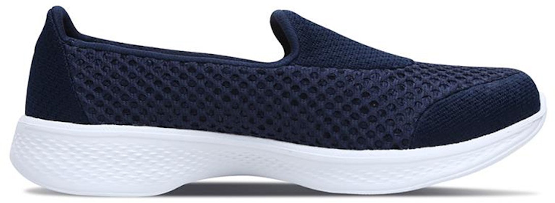(W) Skechers Go Walk 4 Slip-On 'Biru Putih' 14145-NVW Order (W) Skechers Go Walk 4 Slip-On 'Biru Putih' 14145-NVW