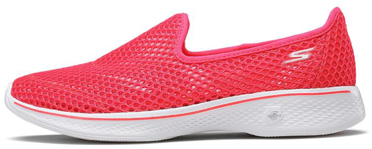 women-skechers-go-walk-4-slip-on-peach-pink-14905-hpk