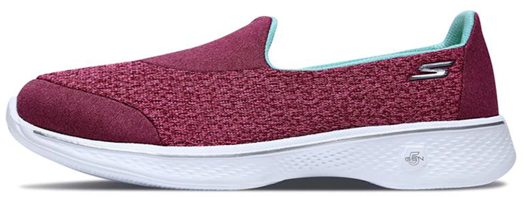 (W) Skechers Go Walk 4 Sin Cordones 'Rojo Rosado' 14148-ROS Buy (W) Skechers Go Walk 4 Sin Cordones 'Rojo Rosado' 14148-ROS