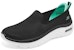 (W) Skechers Go Walk 5 'Hitam Aqua' 124273-BKTQ