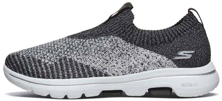 (Women) Skechers Go Walk 5 'Black Grey White' 15915-BKW Buy (Women) Skechers Go Walk 5 'Black Grey White' 15915-BKW
