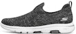 (W) Skechers Go Walk 5 'Kelabu Gelap Putih' 15952-BKGY
