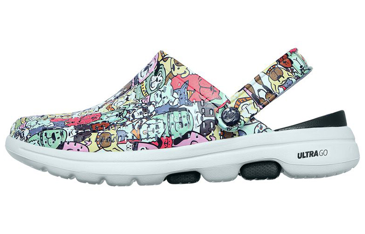(Women) Skechers Go Walk 5 'Black Multicolor' 111000-BKMT