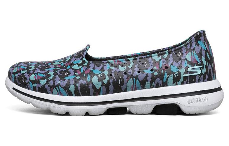 (Women) Skechers Go Walk 5 'Black Purple' 111106-BKMT