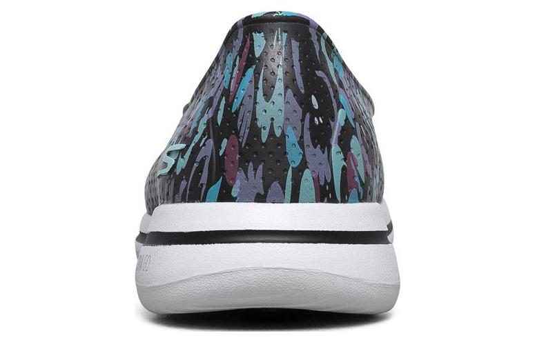 Shop Skechers 健走 5 防滑透氣輕便 低筒 運動休閒鞋 女款 黑紫