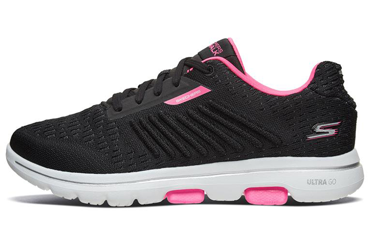 (Women) Skechers Go Walk 5 'Black Red' 667110-BKHP