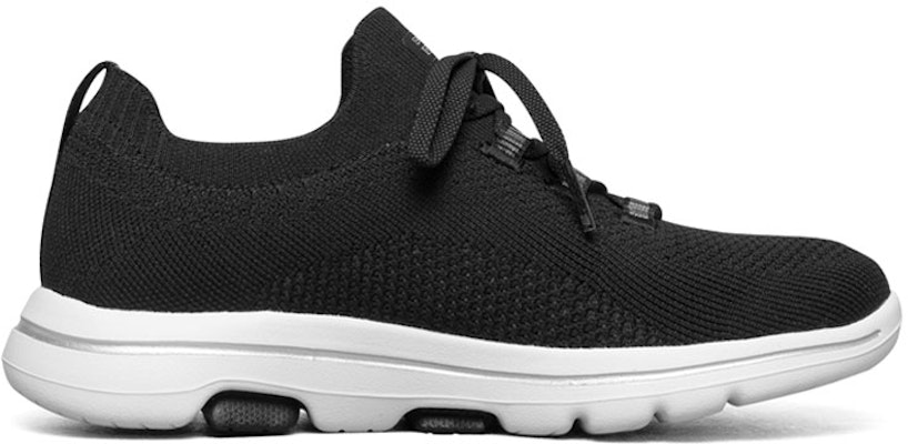 (Women) Skechers Go Walk 5 Black/White 124010-BKW Order (Women) Skechers Go Walk 5 Black/White 124010-BKW