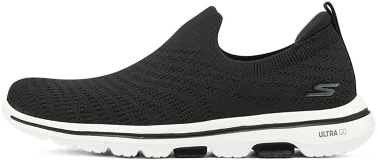 women-skechers-go-walk-5-black-white-124250-bkw