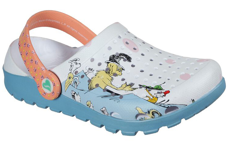 (W) Skechers Go Walk 5 'Blue and White Cartoon' 圖 3