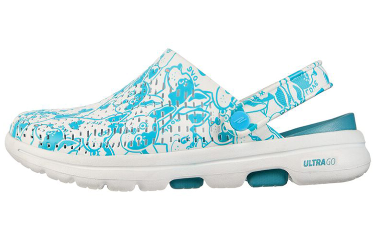 (W) Skechers Go Walk 5 'Blue Casual Clog'
