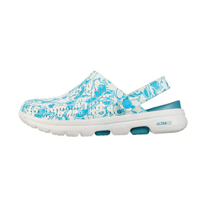 (W) Skechers Go Walk 5 'Blue Casual Clog'
