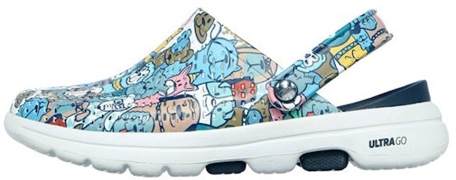 (Women) Skechers Go Walk 5 'Blue Multi' 111000-NVMT (Women) Skechers Go Walk 5 'Blue Multi' 111000-NVMT