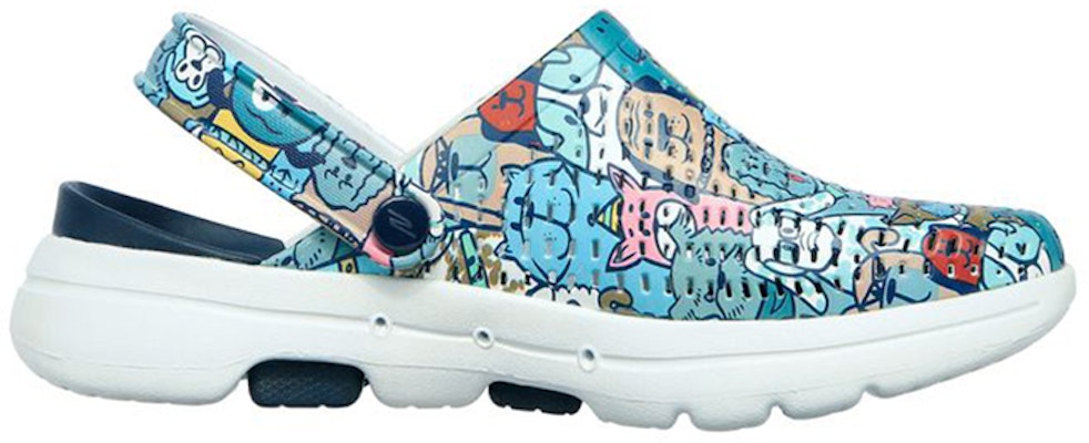 (Women) Skechers Go Walk 5 'Blue Multi' 111000-NVMT Order (Women) Skechers Go Walk 5 'Blue Multi' 111000-NVMT