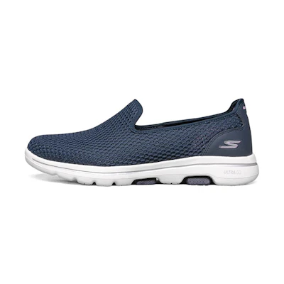 (W) Skechers Go Walk 5 'Blue Slip-On'