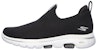 (W) Skechers Go Walk 5 'Keselesaan Bernafas Hitam dan Putih' 15952-BKW
