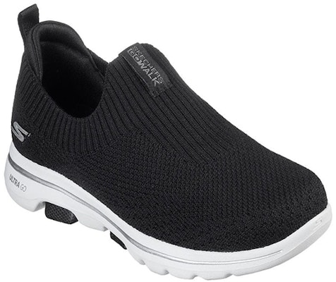 (Women) Skechers Go Walk 5 'Breathable Comfort Black and White' 15952-BKW Lookbook (Women) Skechers Go Walk 5 'Breathable Comfort Black and White' 15952-BKW