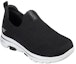 Lookbook (W) Skechers Go Walk 5 'Keselesaan Bernafas Hitam dan Putih' 15952-BKW