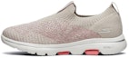 Buy (W) Skechers Go Walk 5 Kasut Lari Coklat/Merah Jambu/Putih 15915-NTCL
