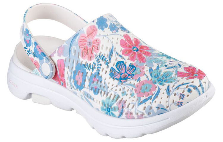 (W) Skechers Go Walk 5 'Casual White Clog Sandal' 圖 3