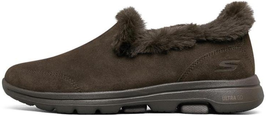 (Women) Skechers Go Walk 5 'Chocolate Fleece-Lined' 18250-CHOC Buy (Women) Skechers Go Walk 5 'Chocolate Fleece-Lined' 18250-CHOC