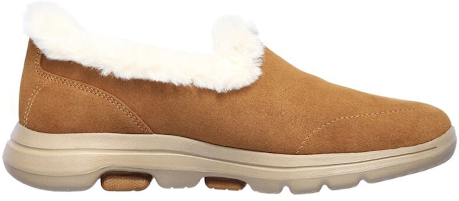 (Women) Skechers Go Walk 5 'Coffee Fleece-Lined' 18250-CSNT Order (Women) Skechers Go Walk 5 'Coffee Fleece-Lined' 18250-CSNT