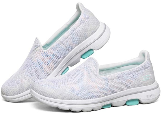 (W) Skechers Go Walk 5 'Blanco Colorido' 124005-WMLT Lookbook (W) Skechers Go Walk 5 'Blanco Colorido' 124005-WMLT