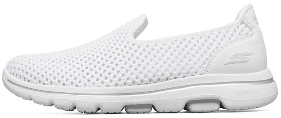 (Women) Skechers Go Walk 5 'Comfort Breathable Casual - White' 124163-WHT Buy (Women) Skechers Go Walk 5 'Comfort Breathable Casual - White' 124163-WHT