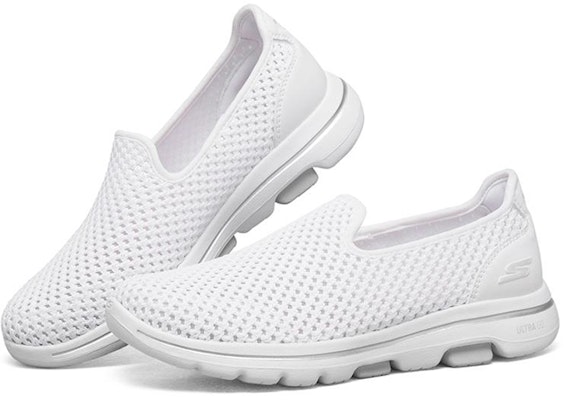 (W) Skechers Go Walk 5 'Kasut Santai Selesa Bernafas - Putih' 124163-WHT Lookbook (W) Skechers Go Walk 5 'Kasut Santai Selesa Bernafas - Putih' 124163-WHT