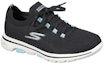 Lookbook (W) Skechers Go Walk 5 'Kasut Jalan Rendah Hitam Biru' 124010-BKTQ