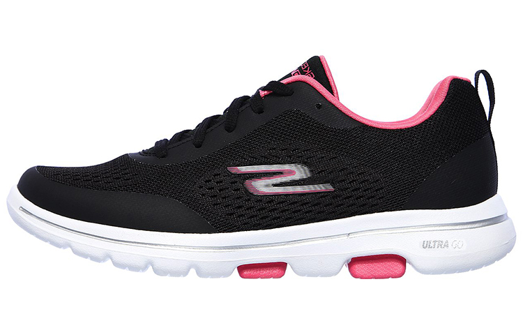 (W) Skechers Go Walk 5 'Exquisite Black Pink'