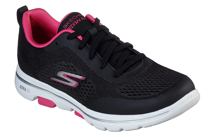 (W) Skechers Go Walk 5 'Exquisite Black Pink' 圖 3
